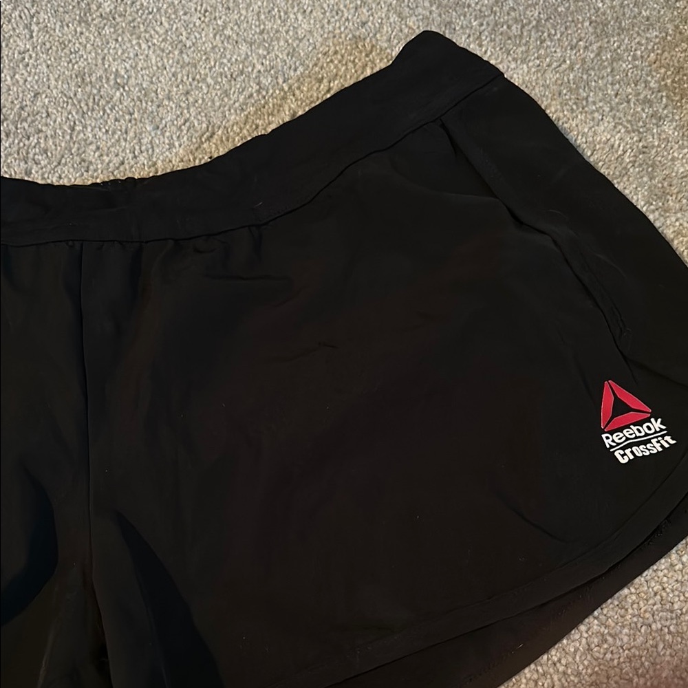 Reebok Black Athletic Shorts for Performance